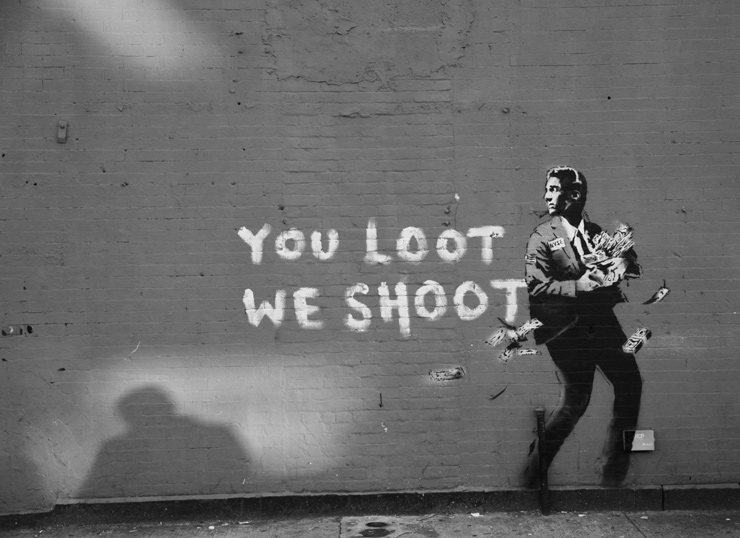 Maybe Banksy? (photo © Jaime Rojo / BK Street Art)